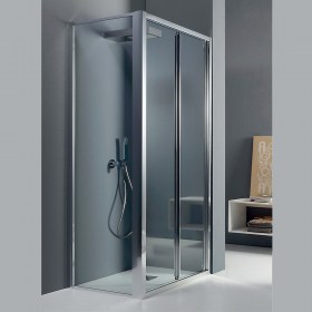 lato Fisso per box doccia per un'installazione centroparete a tre lati